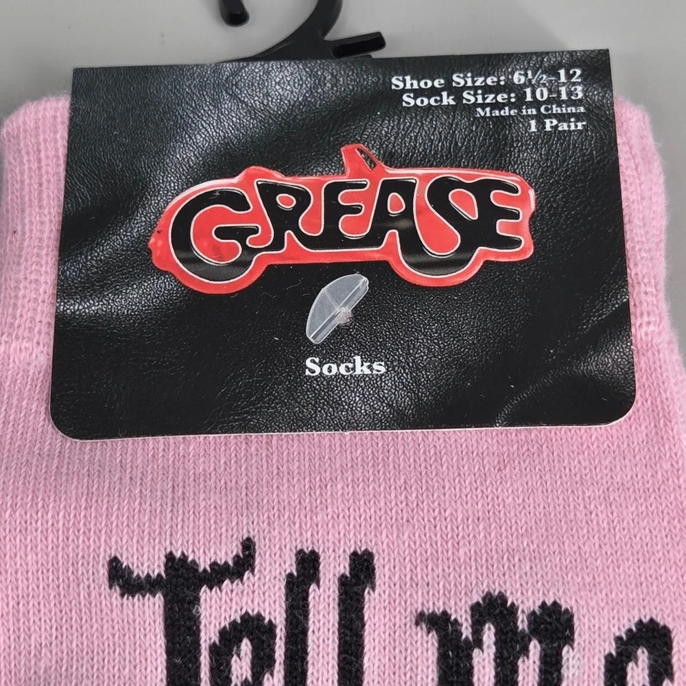 Grease Movie Socks Bundle 10-13‎ T-Birds Tell Me About It Stud Retro 50s New